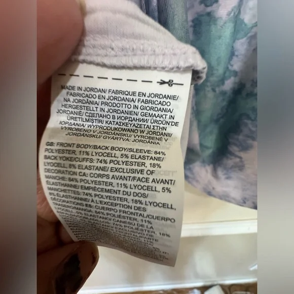 The North Face Print Dawndream Women’s Long Sleeve Atheletic Shirt plus 3X - Picture 14 of 16